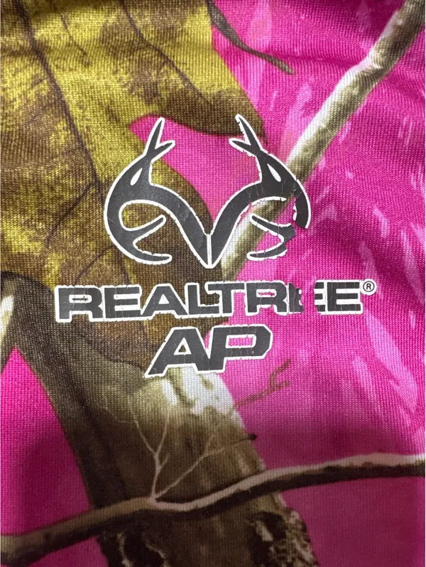 Realtree AP Pink Camo Hoodie Jacket L/G 12-14 Girls Hunting - Image 3