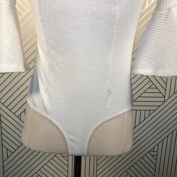 NBD Seduire Off-the-Shoulder Bodysuit‎ in Ivory - Image 8