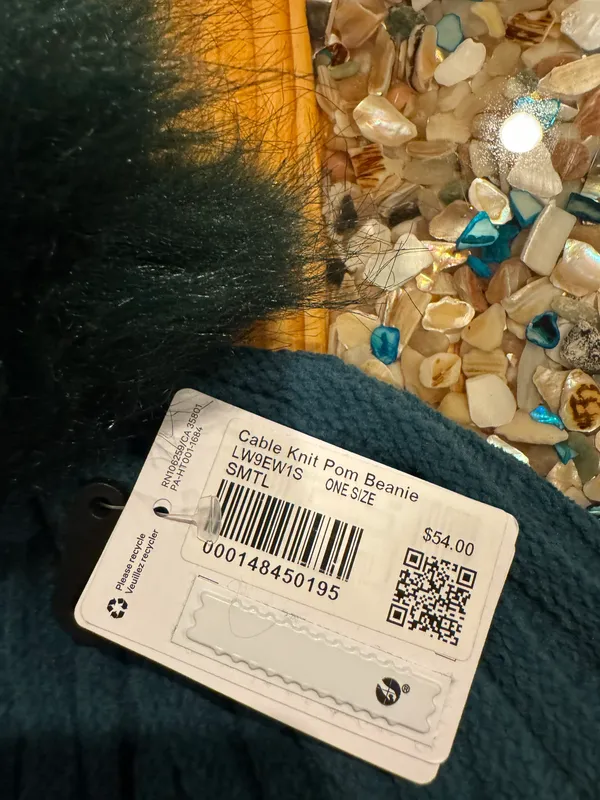 Cable Knit Pom Beanie - Image 2