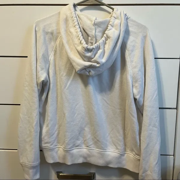 Aerie White Zip Up Sweatshirt - Image 3