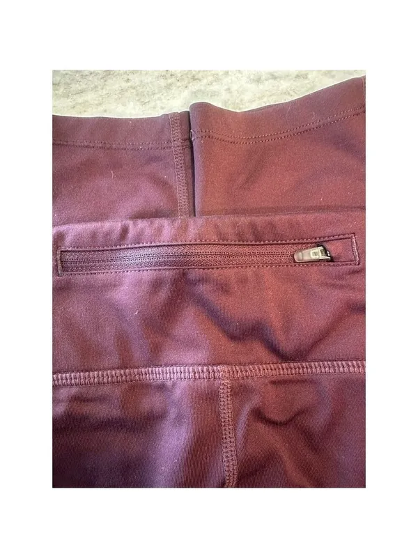 Nike Women's Dri-Fit Cropped Leggings Maroon / burgundy Size S Athletic Sports - Image 6