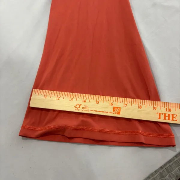 OFFLINE by Aerie RealMe Xtra Flare Leggings Coral Orange Crossover Twist M Short - Image 12