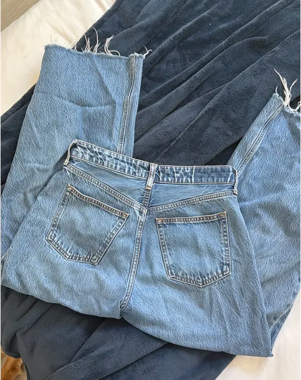 Abercrombie Wide Leg Crop Jeans Curve Love - Image 4