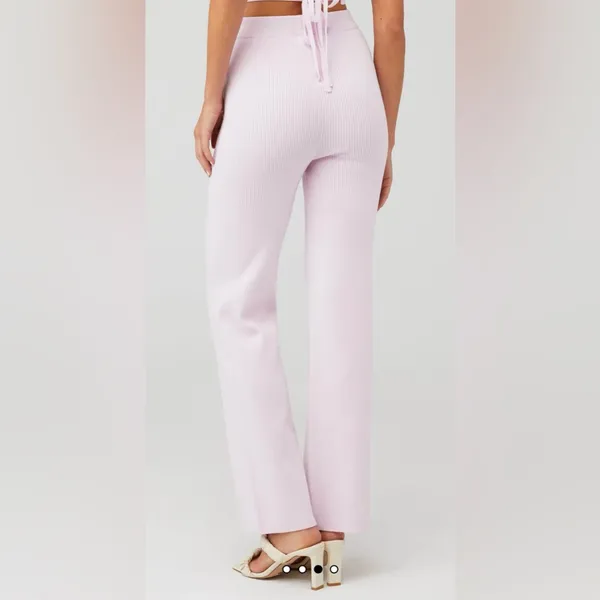4TH‎ RECKLESS NWT Knit Set Pink Scorpios Trouser Size S and Crop Top Size M - Image 3
