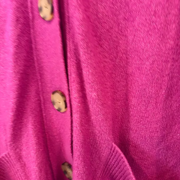 Loft‎ Purple Button Front Cardigan Size Medium - Image 5