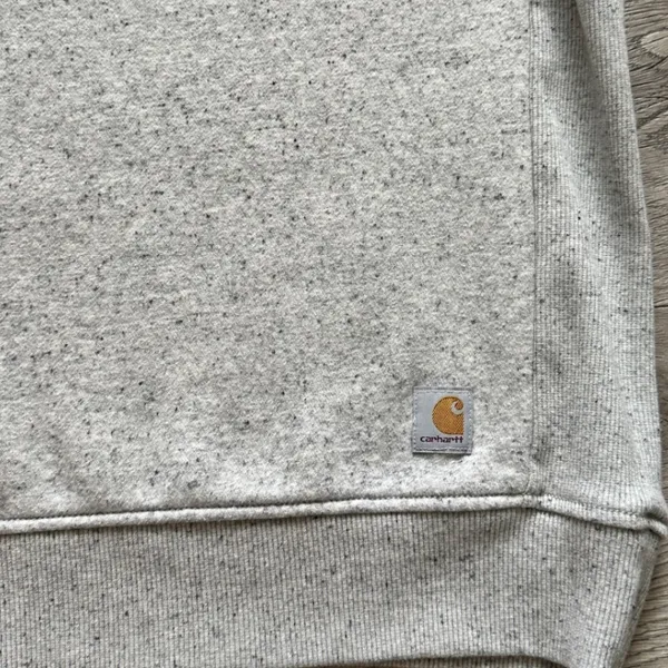 Carhartt Relaxed Fit Midweight Crewneck Block Logo Sleeve Graphic Sweatshirt M - Image 4