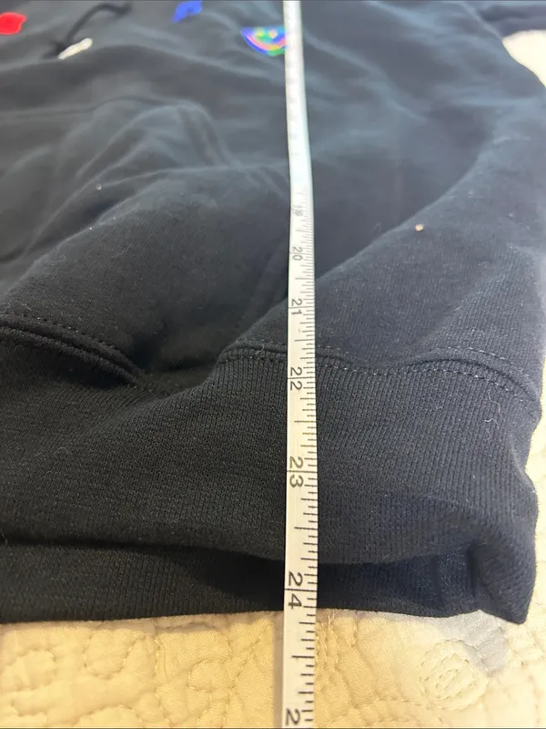 Astroworld Black Hoodie with Embroidered Letters - Image 8