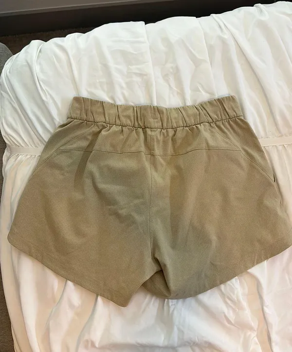 Lulu Lemon Khaki Shorts - Image 2