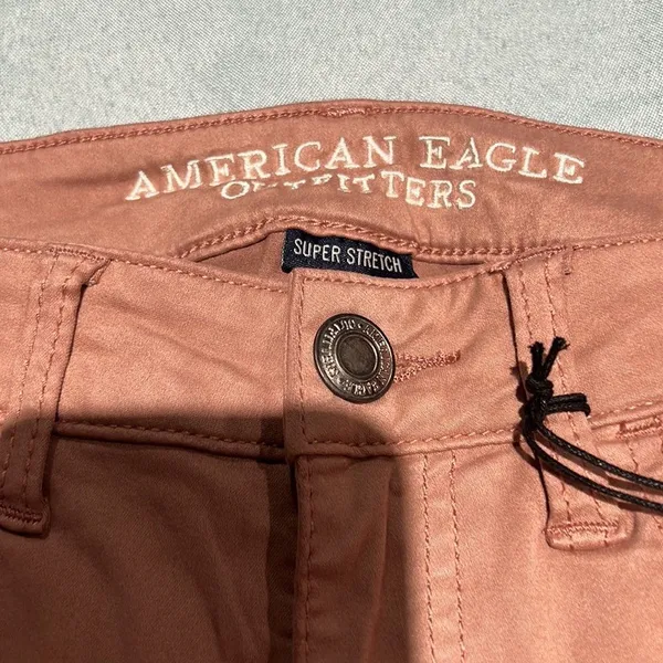 American Eagle Super Stretch low rise Jeggings‎ Sz 4 C21 - Image 6