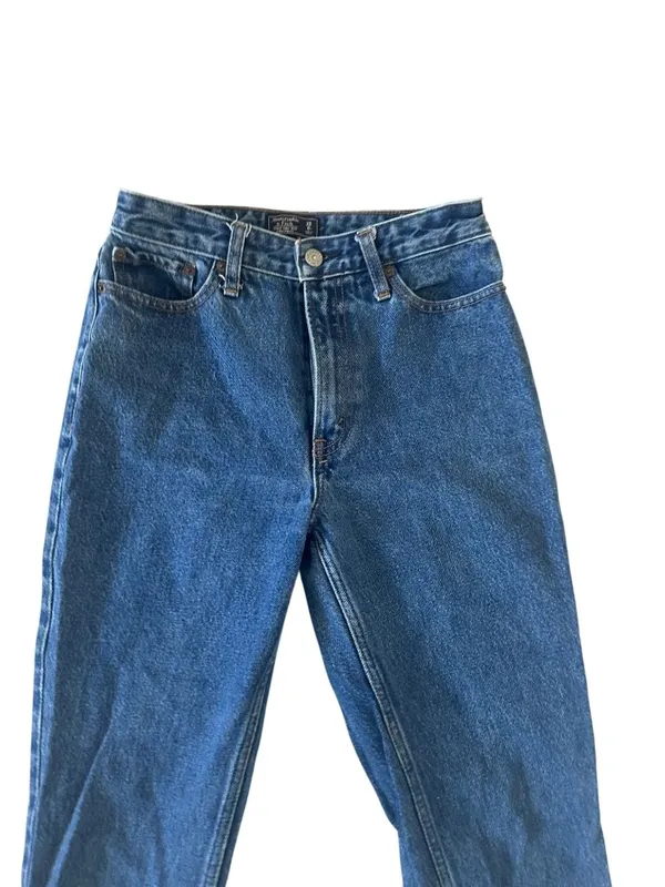 ABERCROMBIE & FITCH Annie High Rise Girlfriend Ankle Jeans Size 25 / US 0 - Image 8