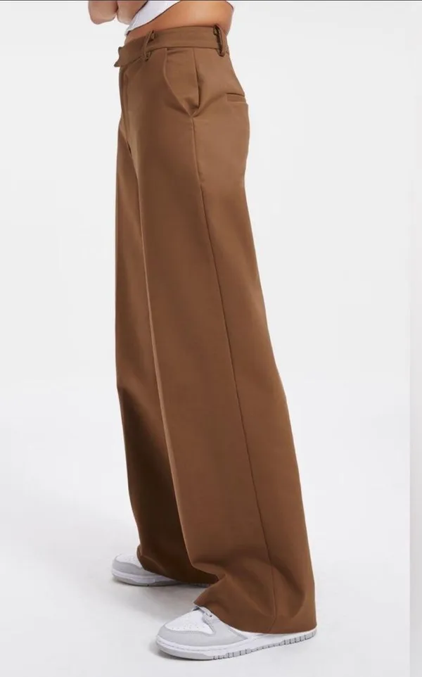 Good American // NWT Sepia Woven Trousers - Image 2