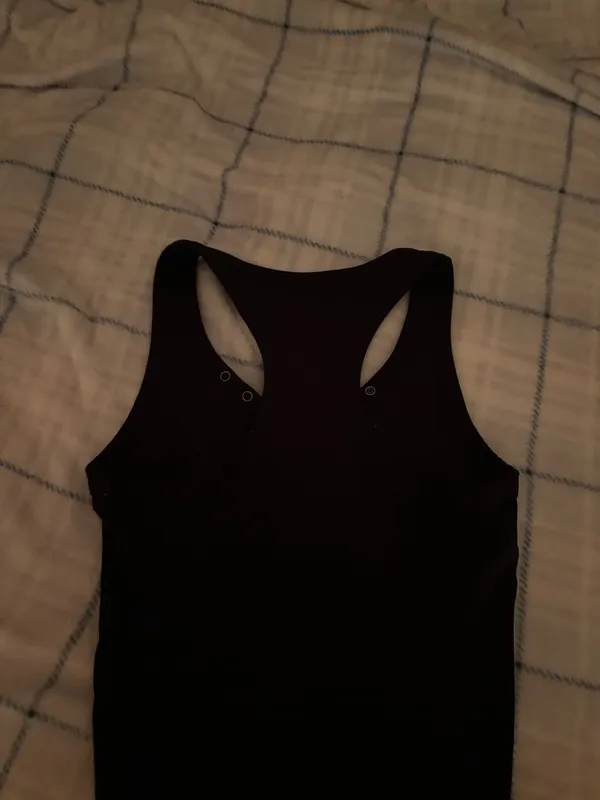 Black button up tank offline by aerie  - Image 2