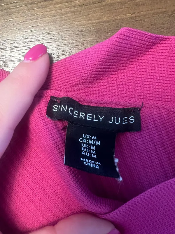 Sincerely Jules Pink Crop Top - Image 3
