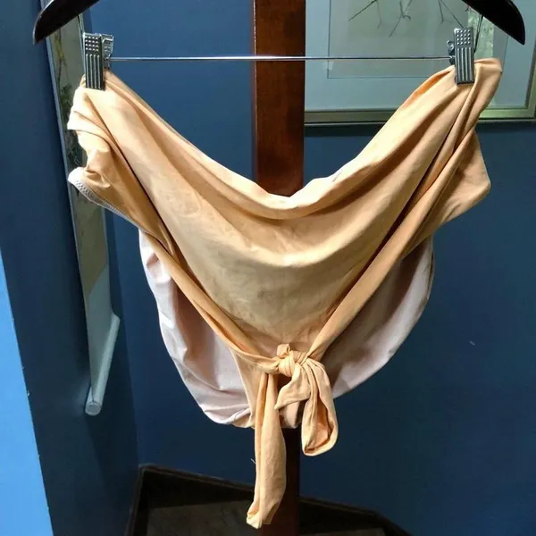 J.Crew Light Orange Tie Front High Waisted Bikini Set Plus Size 3X - Image 6