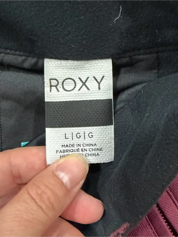 Roxy Women's Cabin? Shell Snow Pants Ski Snowboard Winter maroon red vented Lg - Image 5