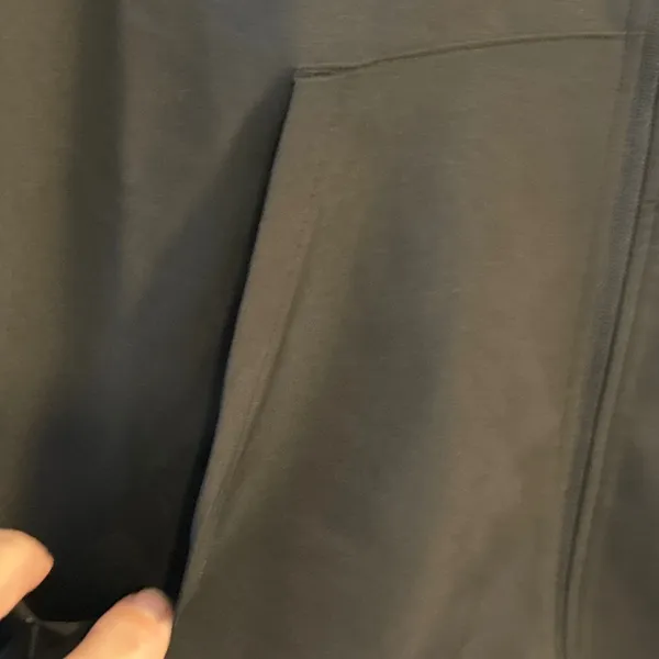 90 Degree Black Full‎ Zip Mock Neck Jacket Athletic Sporty Casual Size L - Image 8