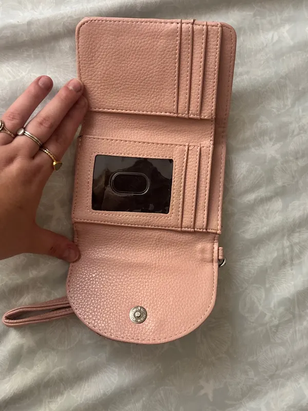 Pink Women's Wristlet Card Holder Wallet - Image 2