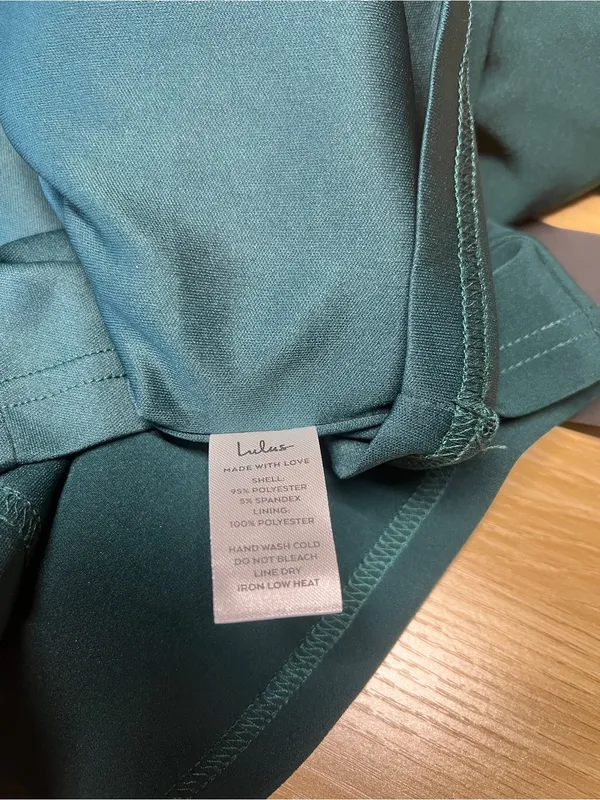 Lulus Emerald Green Asymmetrical Strap Bodycon Mini Dress Size S NWT - Image 11