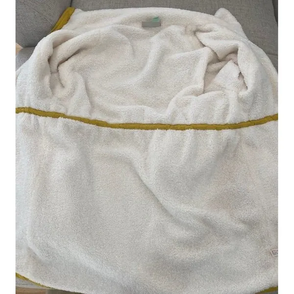 Anthropologie Allyson sherpa Lined Yellow Women's Jacket Size S 4-6 - Image 6