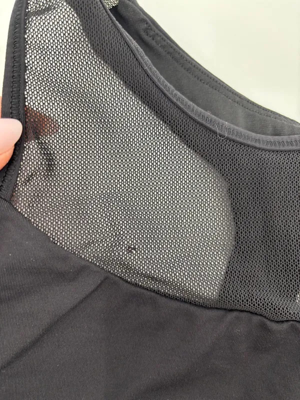 lululemon athletica Black Mesh-Back Sports Bralette - Image 4