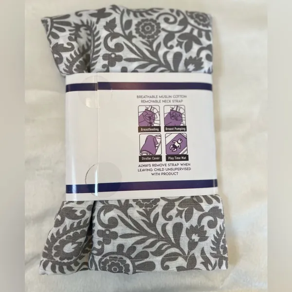 Multi Use Cover Nursing, Scarf Stroller Shade Cover Or‎ Play Time Mat - Image 2