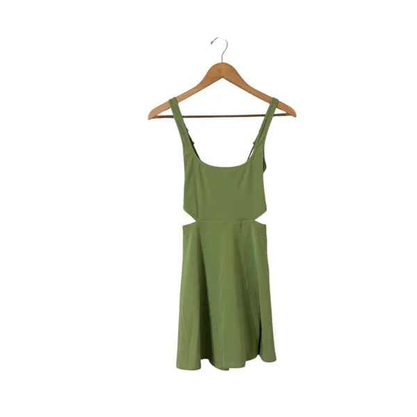 ABERCROMBIE & FITCH Traveler Athletic Green Cut Out Mini Dress - Image 4