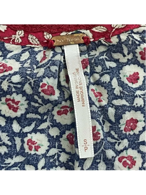 Free People Y2K Leia Floral Jumpsuit Village Country Style Boho Cottagecore Sz S - Image 9