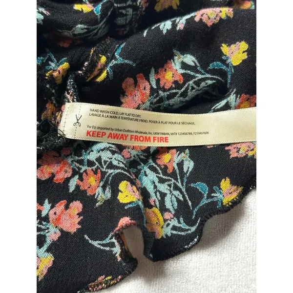 Free People FP One Floral Lace Slip Dress – Women’s Small – Black Multicolor - Image 3