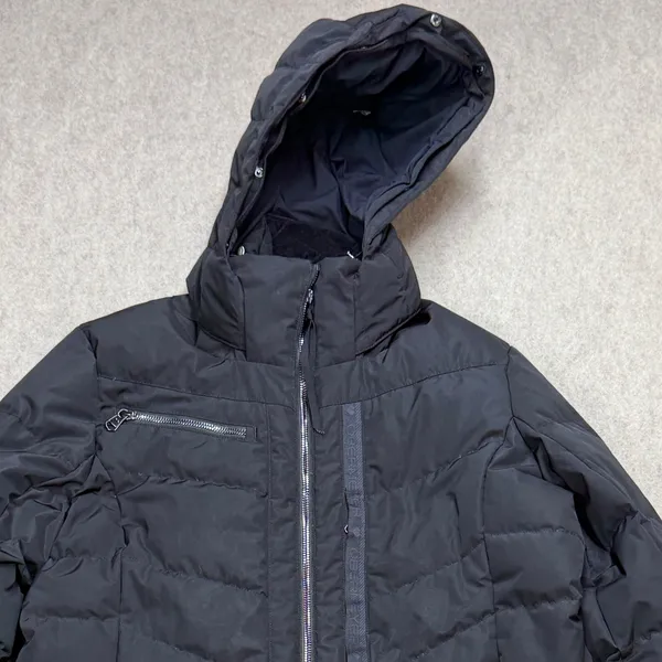 Obermeyer Winter Jacket Womens 8 Black Down Ski Snowboarding Gorpcore Collegiate - Image 13