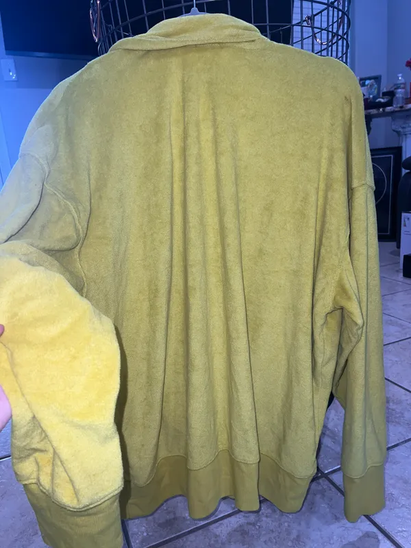 American Eagle Offline Yellow Half Zip Hoodie - Image 5