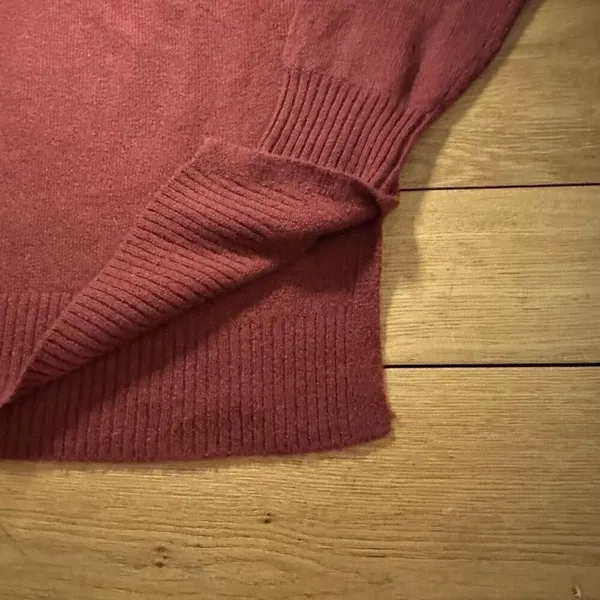 Madewell Bartlett orange sweater wool alpaca blend small - Image 3