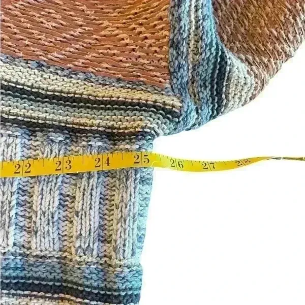 American Eagle Oversized Striped Fall Cardigan With Pockets‎ Size Medium Flaw - Image 6