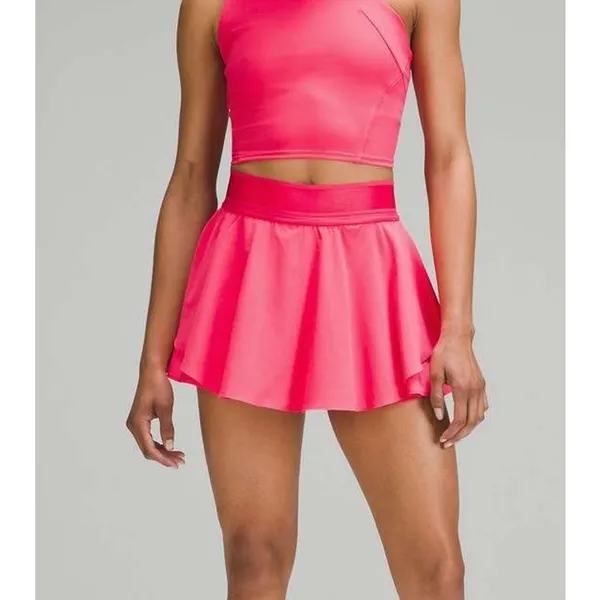 Lululemon Court Rival High-Rise Skort Size 0 Lip Gloss Pink Tennis Golf Athletic - Image 15