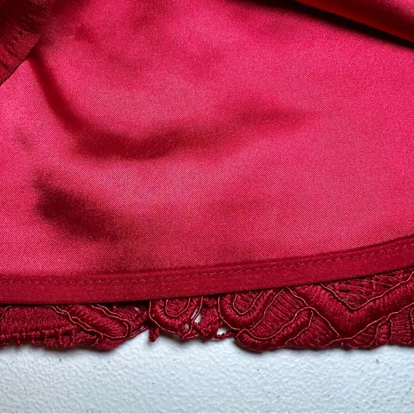 Alexis Red Lace‎ Wide Leg Pants size Medium - Image 4