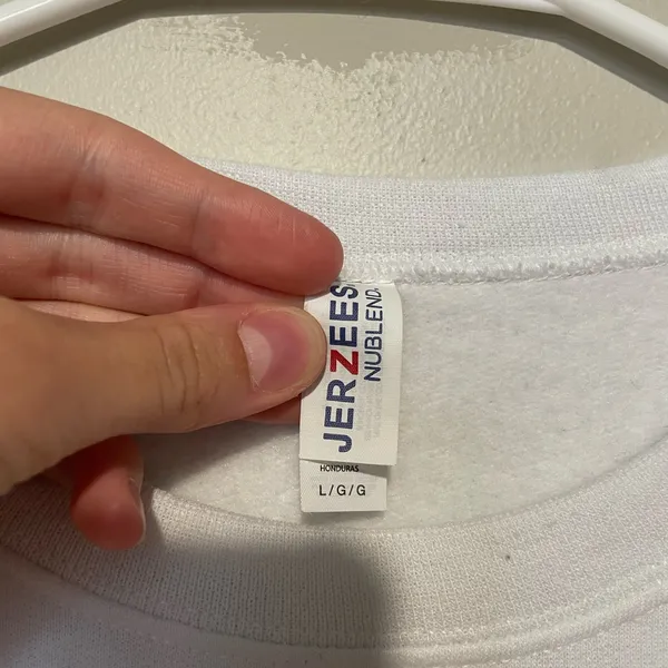 Jerzees White Northwestern Sweatshirt - Image 2