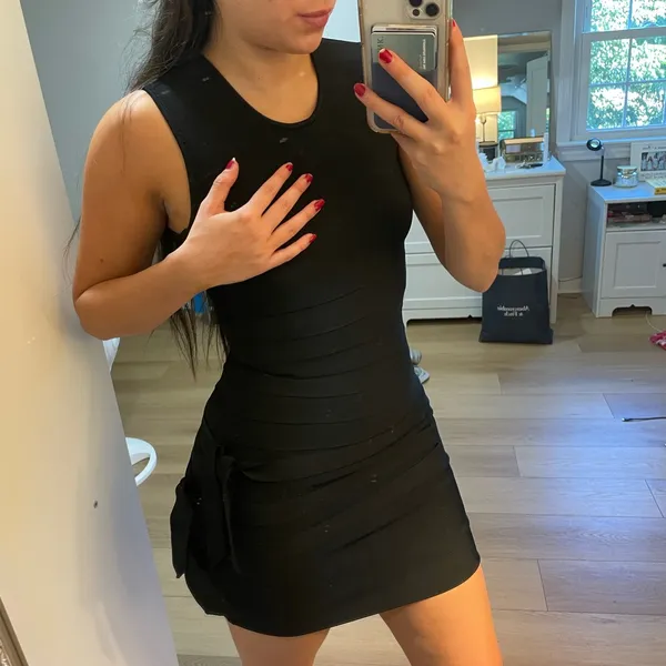 Herve Leger bow dress - Image 2