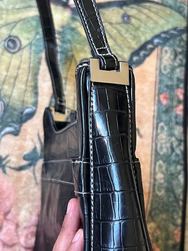 Y2k vintage Classic Black Shoulder Bag - Image 10