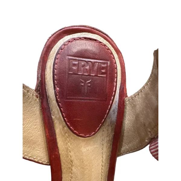 Frye women’s brown shoes/heels/pumps Samantha edition Authentic size 7M SKU 2829 - Image 7