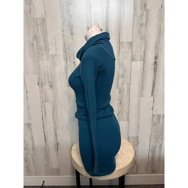 JJ Authentic Blue Knit Sweater Dress - Image 5