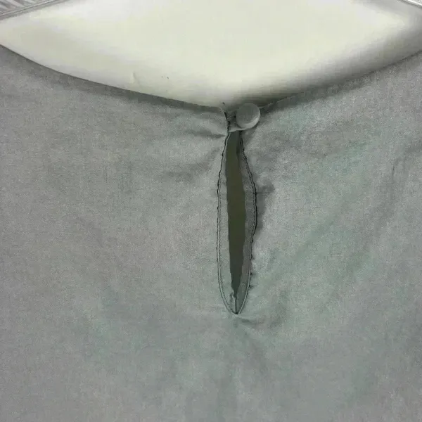 J. CREW Drapey grey‎ lined swing tank top- Size Medium - Image 2