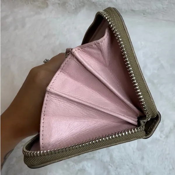 COACH Signature Canvas Zip Around Wallet - Image 7