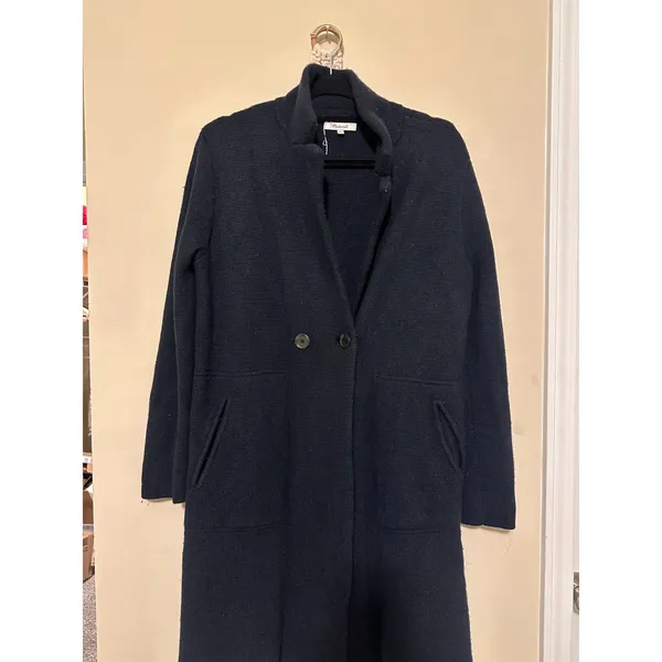Madewell | Double-Breasted Sweater-Coat | Wool | S - Image 2