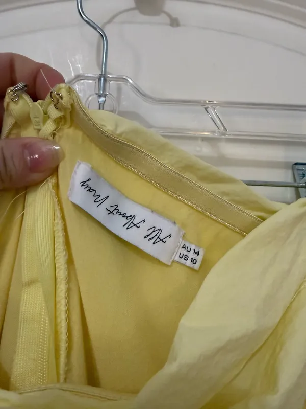 Fortunate One Yellow Maxi Dress - Image 3