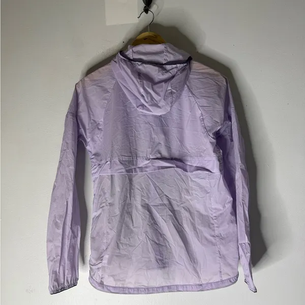 REI Purple Nylon Hooded Zip Windbreaker‎ Jacket XS - Image 2