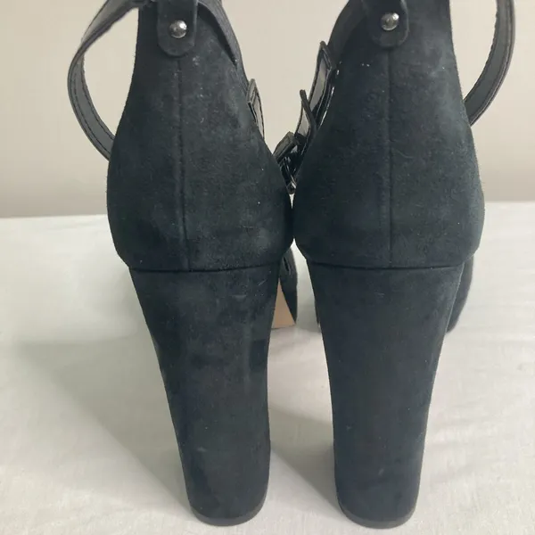 Coach Womens Chrystie Closed Toe Ankle Strap Casual Platforms Fashion Heels 9B - Image 6
