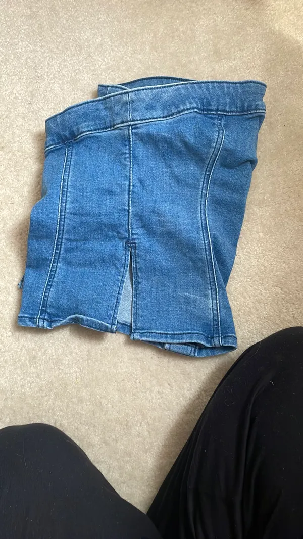 American Eagle Outfitters Jean tube top - Image 2