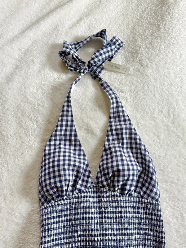 Hollister gingham mini dress S - Image 2