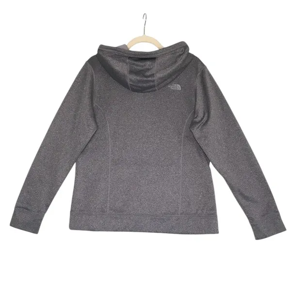 THE NORTH FACE Half Dome Pullover Hoodie Women L Gray Outdoor Travel Camping - Image 4