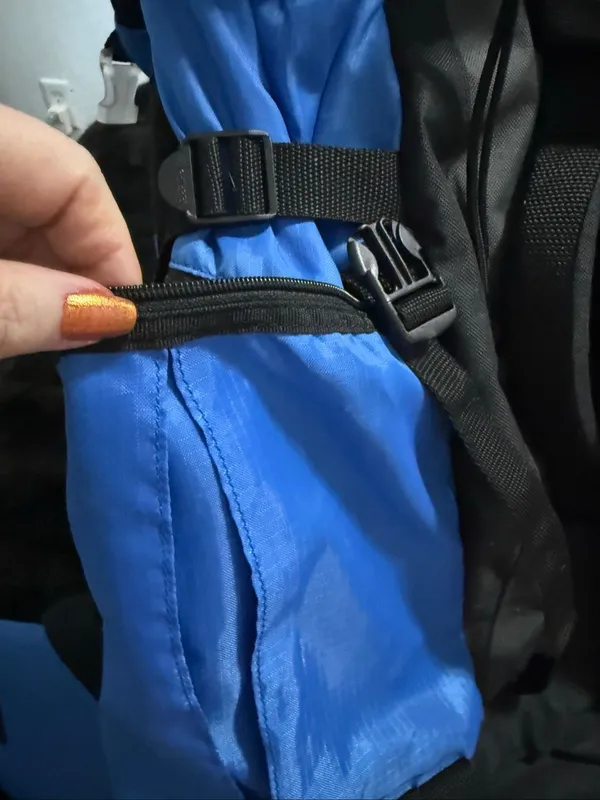 Outdoor Products Hiking Backpack Blue Black Daypack Camping Travel Trail Pack - Image 5