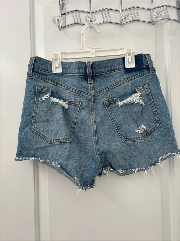 Abercrombie & fitch the mom short mid rise curve love 8/29 - Image 5